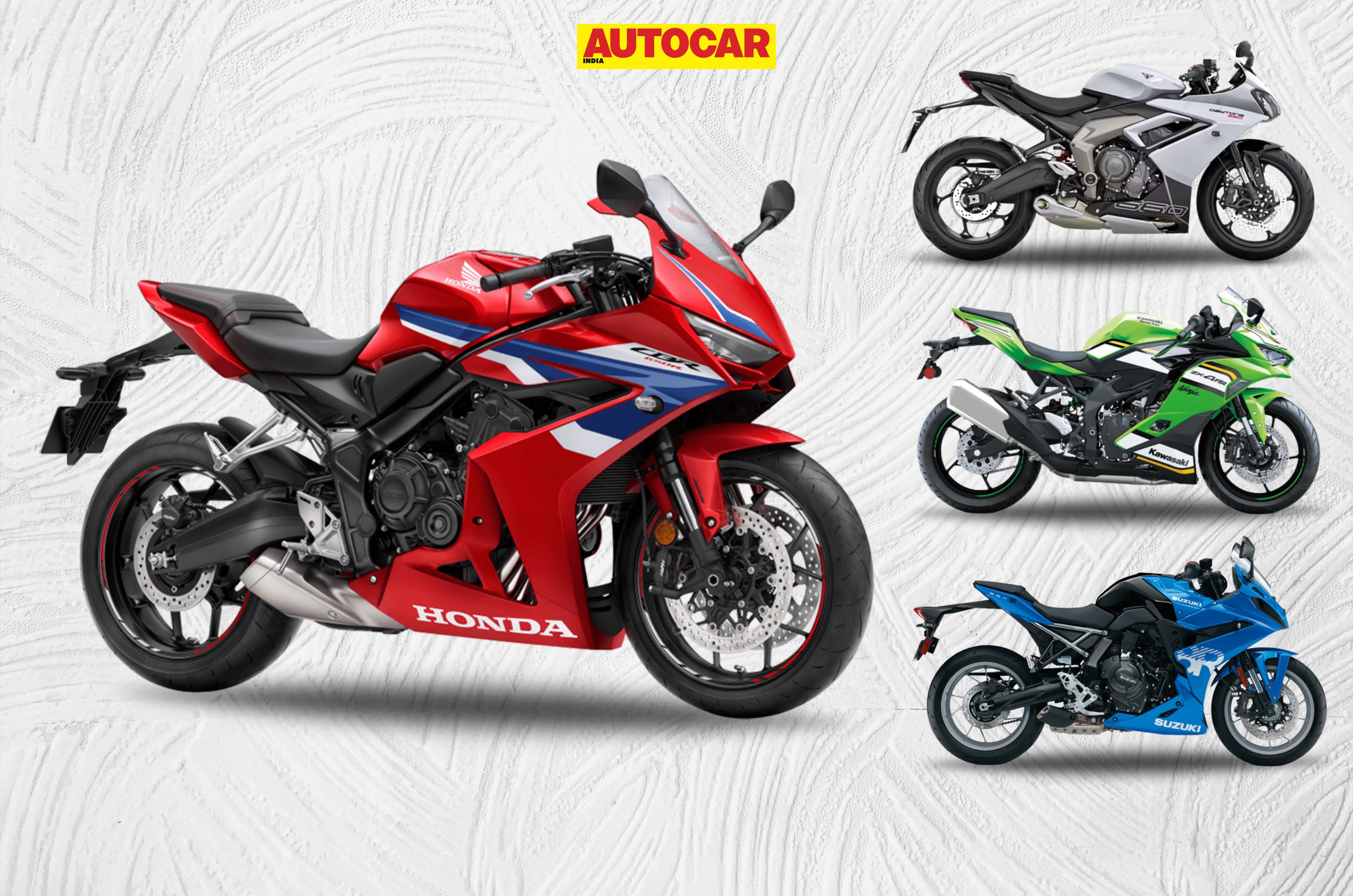 Honda CBR650R Price, Triumph Daytona 660, Suzuki GSX-8R, Kawasaki Ninja ZX-4RR compared